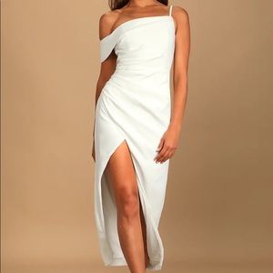 White Midi Dress